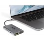 Hamlet HDKC-PD400D replicatore di porte e docking station per notebook Cablato USB 3.2 Gen 1 (3.1 Gen 1) Type-C Gr (HDKC-PD400D)