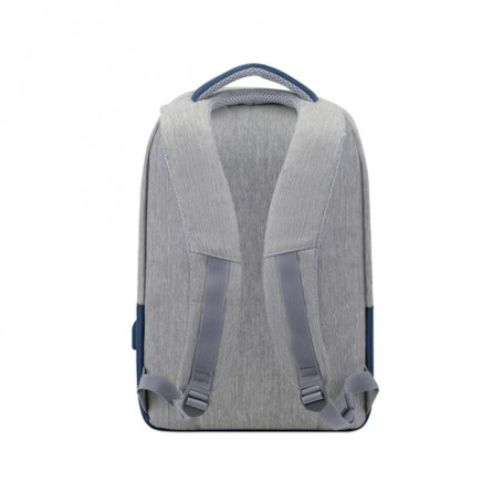 Rivacase 7562 borsa per notebook 39,6 cm (15.6") Zaino Grigio, Blu marino (7562GREY)