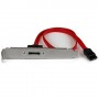 StarTech.com Adattatore su Staffa SATA a eSATA - Scheda Serial ATA ad eSATA ad 1 porta con cavo da 45 cm (ESATAPLT18IN)