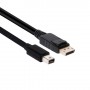 CLUB3D Mini DisplayPort to DisplayPort 1.2 M/M 2m/6.56ft 4K60Hz (CAC-2163)
