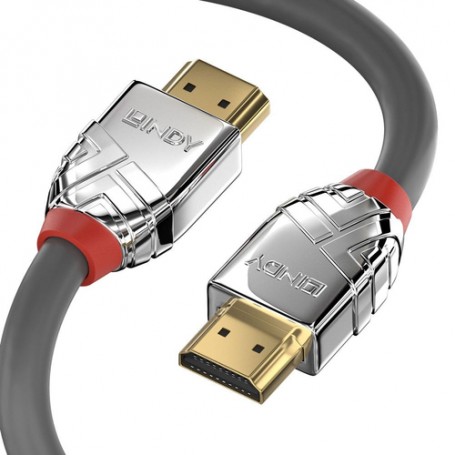 Lindy 37873 cavo HDMI 3 m HDMI tipo A (Standard) Grigio, Argento (37873)