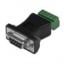 StarTech.com RS422 RS485 Serial DB9 - Terminal Block Adapter Nero (DB92422)