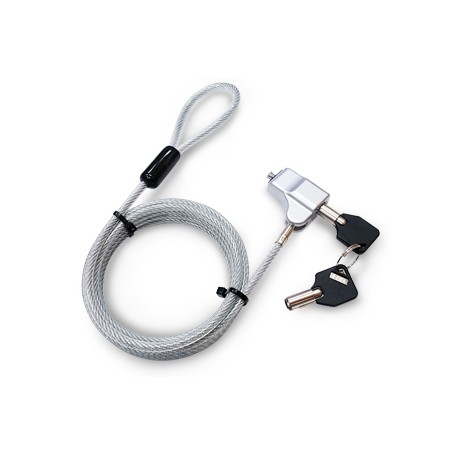 Hamlet XNBLOCK200KW cavo di sicurezza Argento 2 m (XNBLOCK200KW)