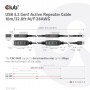 CLUB3D CAC-1405 cavo USB 10 m USB 3.2 Gen 2 (3.1 Gen 2) USB A Nero (CAC-1405)