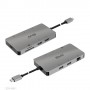 CLUB3D CSV-1593 hub di interfaccia USB 3.2 Gen 1 (3.1 Gen 1) Type-C 16200 Mbit/s Metallico (CSV-1593)