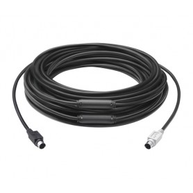 Logitech GROUP 15m Extender Cable cavo PS/2 6-p Mini-DIN Nero (939-001490)