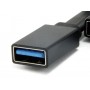 Conceptronic HUBBIES01B hub di interfaccia USB 3.2 Gen 2 (3.1 Gen 2) Type-C 5000 Mbit/s Nero (HUBBIES01B)