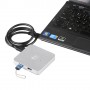 i-tec Metal U3HUBMETAL4 hub di interfaccia USB 3.2 Gen 1 (3.1 Gen 1) Type-A 5000 Mbit/s Argento (U3HUBMETAL4)