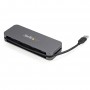 StarTech.com HB30AM4AB hub di interfaccia USB 3.2 Gen 1 (3.1 Gen 1) Type-A 5000 Mbit/s Nero, Grigio (HB30AM4AB)
