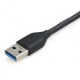 StarTech.com HB30AM4AB hub di interfaccia USB 3.2 Gen 1 (3.1 Gen 1) Type-A 5000 Mbit/s Nero, Grigio (HB30AM4AB)