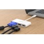 D-Link DUB-V310 replicatore di porte e docking station per notebook Cablato USB 3.2 Gen 1 (3.1 Gen 1) Type-C Bianco (DUB-V310)