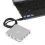 i-tec Metal U3HUBMETAL10 hub di interfaccia USB 3.2 Gen 1 (3.1 Gen 1) Type-A 5000 Mbit/s Argento (U3HUBMETAL10)