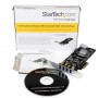 StarTech.com Adattatore scheda SuperSpeed USB 3.0 con 4 porte PCI Express (PCIe) con 2 canali da 5 Gbps dedicati - (PEXUSB3S42V)