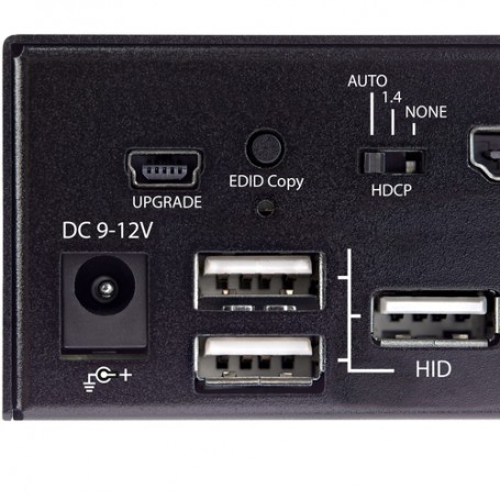 StarTech.com KVM Switch HDMI a 2 porte - Monitor singolo 4K 60Hz Ultra HD HDR - Switch KVM HDMI 2.0 per PC con 2 p (SV231HU34K6)
