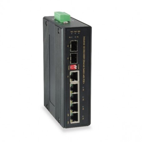 LevelOne IES-0620 switch di rete Gigabit Ethernet (10/100/1000) Supporto Power over Ethernet (PoE) Nero (IES-0620)