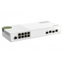 QNAP QSW-M2108R-2C switch di rete Gestito L2 Gigabit Ethernet (10/100/1000) Supporto Power over Ethernet (PoE) B (QSW-M2108R-2C)