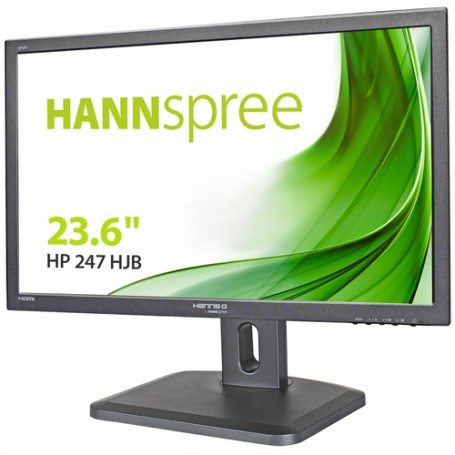 HANNSPREE MONITOR 23,8 LED FHD 16:9 5MS 250 CDM, PIVOT, VGA/HDMI, MULTIMEDIALE (HP247HJBREO)