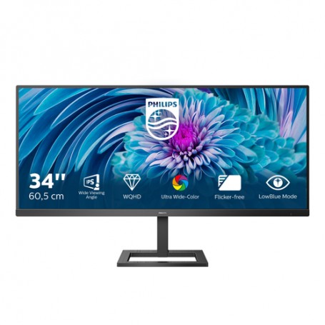 Philips E Line 345E2AE/00 Monitor PC 86,4 cm (34") 3440 x 1440 Pixel Nero (345E2AE/00)