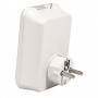 ROLINE Power Wall Outlet, 2x USB Charger adattatore e invertitore Bianco (RO19.07.1616)