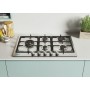 Candy CHG7WLWPX Acciaio inossidabile Da incasso 75 cm Gas 5 Fornello(i) (33801915)