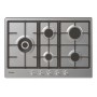 Candy CHG7WLWPX Acciaio inossidabile Da incasso 75 cm Gas 5 Fornello(i) (33801915)