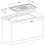 Hotpoint PHN 962 TS/IX/HA Acciaio inossidabile Da incasso 90 cm Gas 6 Fornello(i) (PHN962TS/IX/HA)