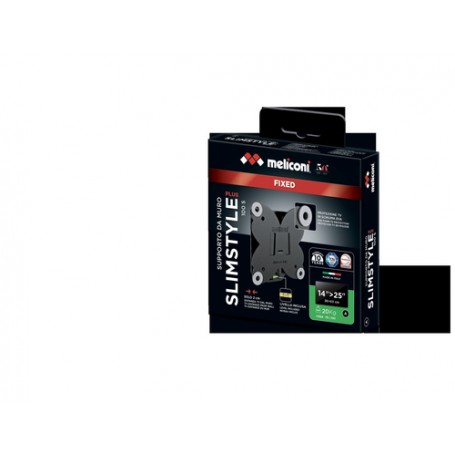 Meliconi SlimStyle Plus 100 S 63,5 cm (25") Nero (480950)