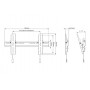 Multibrackets 6560 Supporto TV a parete 165,1 cm (65") Nero (MB6560)