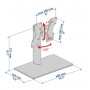 Meliconi Stand 200 101,6 cm (40") Nero (480808)