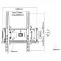 Neomounts by Newstar Supporto a parete per TV (PLASMA-W240)