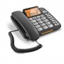 Gigaset DL580 telefono Telefono analogico Identificatore di chiamata Nero (S30350S216K101)