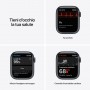 Apple Watch Series 7 GPS, 41mm Cassa in Alluminio Mezzanotte con Cinturino Sport Mezzanotte (MKMX3TY/A)