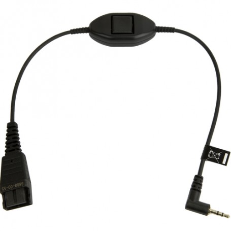 Jabra 8800-00-55 cavo audio 0,3 m QD 2.5mm jack Nero (8800-00-55)