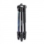 Manfrotto Element MII Aluminium treppiede Fotocamere digitali/film 3 gamba/gambe Nero, Blu (MKELMII4BL-BH)