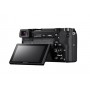 Sony Alpha 6000, fotocamera mirrorless ad attacco E, sensore APS-C, 24.3 MP (ILCE6000B.CEC)