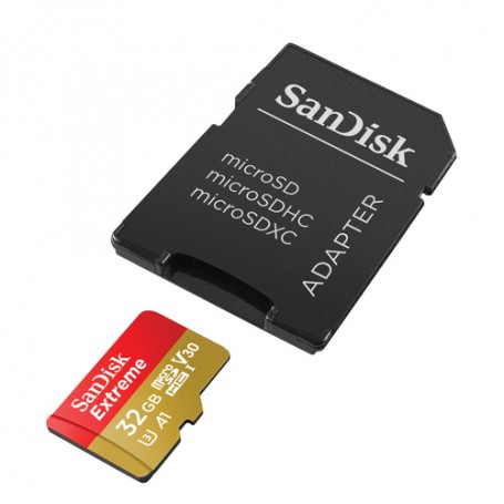 SanDisk Extreme 32 GB MicroSDHC UHS-I Classe 10 (SDSQXAF-032G-GN6MA)
