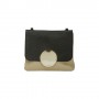 dbramante1928 Vienna Pelle Nero, Sabbia Borsa a tracolla (VICBNBSS5469)