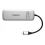 Kingston Technology Nucleum USB 3.2 Gen 1 (3.1 Gen 1) Type-C 5000 Mbit/s Argento (C-HUBC1-SR-EN)