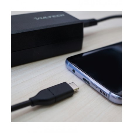 Vultech AU-65WTC adattatore e invertitore Interno 65 W Nero (AU-65WTC)