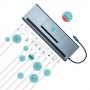 i-tec Metal USB-C Low Profile 4K Triple Display Docking Station + Power Delivery 85 W (C31FLATDOCKPDPLUS)