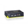 LevelOne KVM-0221 switch per keyboard-video-mouse (kvm) Nero, Verde (KVM-0221)
