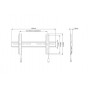 Multibrackets 6553 Supporto TV a parete 165,1 cm (65") Nero (MB6553)