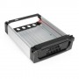 StarTech.com Cassetto rack portatile per disco rigido SATA da 5,25", robusto, in alluminio e di colore nero (DRW150SATBK)