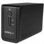 StarTech.com BOX Esterno USB-C e USB-A a doppio alloggiamento per Disco rigido da 3,5" - USB 3.1 Gen 2 con supporto (S352BU313R)