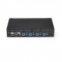 StarTech.com Switch Commutatore KVM a 4 Porte HDMI con Hub USB 3.0 - 1080p (SV431HDU3A2)