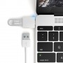 Satechi ST-TCUAS adattatore per inversione del genere dei cavi USB C USB A Argento (ST-TCUAS)