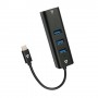 V7 V7UCRJ45USB3 hub di interfaccia USB tipo-C 1000 Mbit/s Nero (V7UCRJ45USB3)