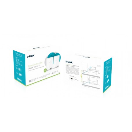 D-Link DHP-601AV adattatore di rete PowerLine Collegamento ethernet LAN Bianco 2 pz (DHP-601AV)