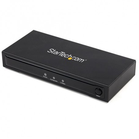 StarTech.com Convertitore Adattatore Vídeo Composito o S-Vídeo a HDMI con Audio - 720p - NTSC e PAL (VID2HDCON2)