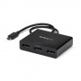StarTech.com Hub USB-C DisplayPort a 3 porte collegabile a Margherita - Hub Splitter MST Tipo-C a DP (MSTCDP123DP)